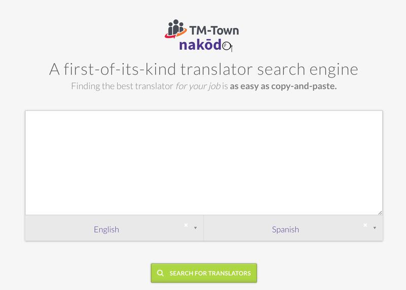 Nakōdo search interface