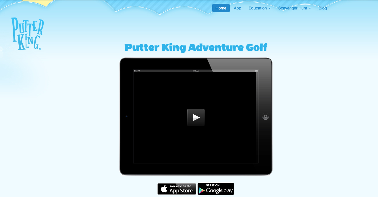 Putter King home page
