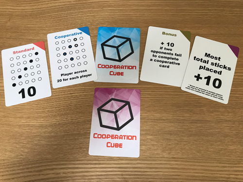 Cooperation Cube cards