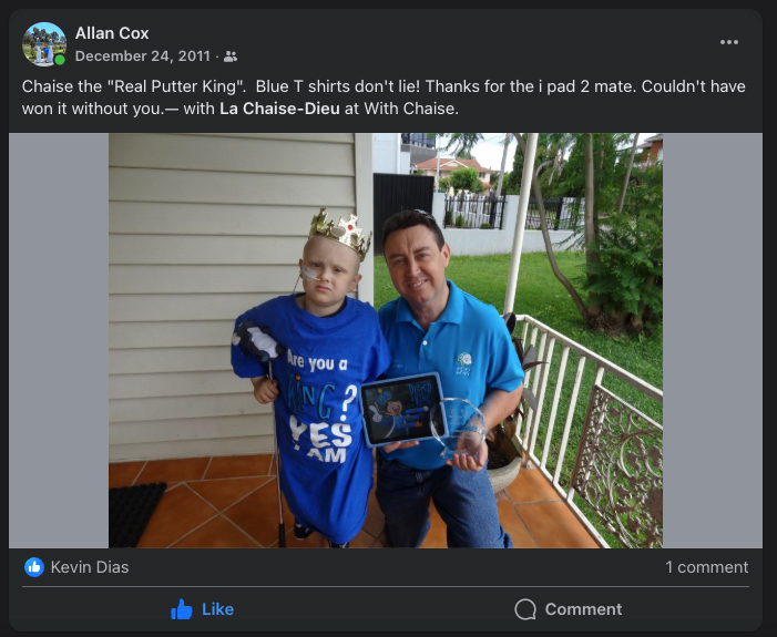 Putter King Scavenger Hunt - Allan Cox