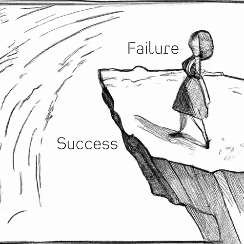 Precipice of success and failure