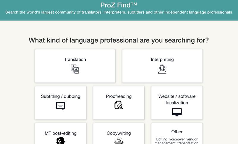 ProZ Find™