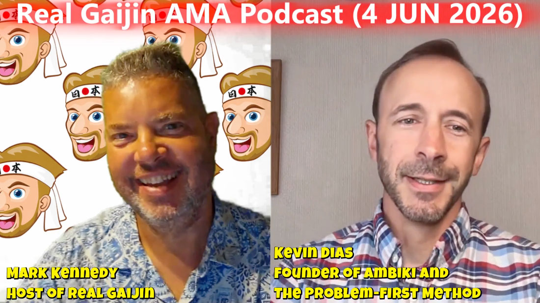 Mark Kennedy hosting Kevin Dias on the Real Gaijin AMA Podcast