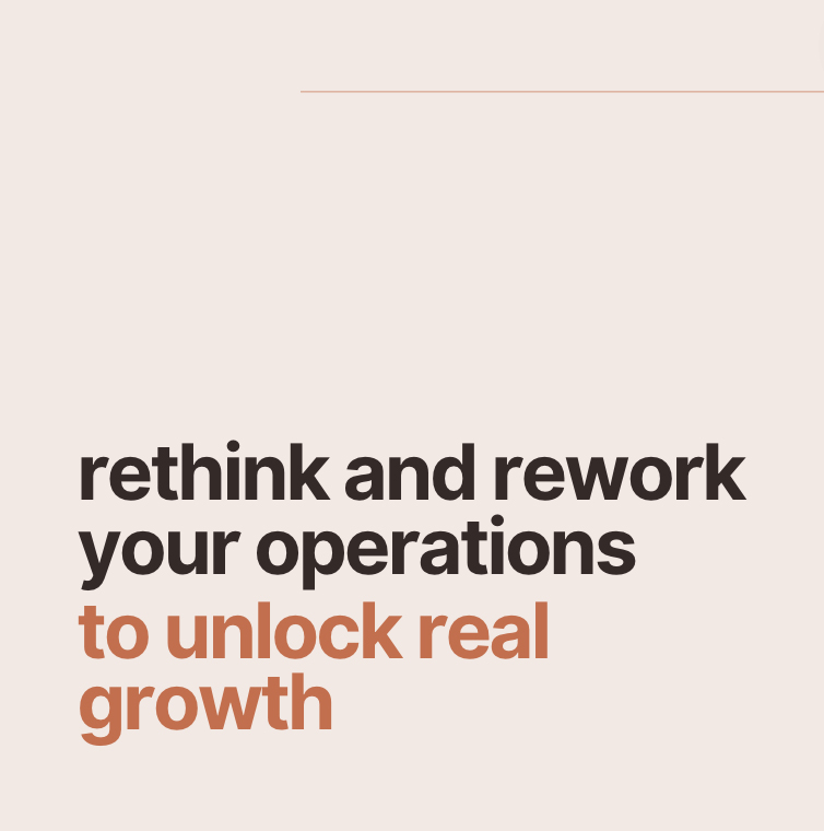 Rethink and rework